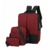 Imagen de Mochila Escolar antirrobo Combo 3 pzas