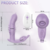 Vibrador pantaleta con estimulador de clítoris en internet