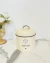 Conjunto Porta Pão e Latas White - MimoseiraDecor