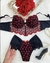 Conjunto Amor Preto com vermelho