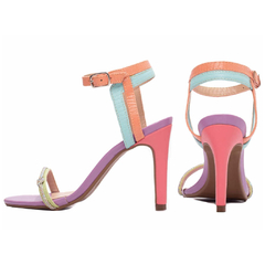 Sandália Feminina Croco Colorido TORRICELLA - 301.01A - LU.COM Variedades