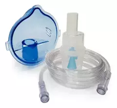 Kit Nebulizador Turbo Flex Infantil Md1200tf Md1500 Medicate Azul