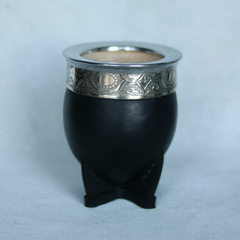 Mate Imperialito calabaza Abstracta negro - comprar online
