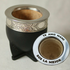 Mate Imperial calabaza Abstracta negro Personalizado - comprar online