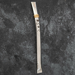 Bombilla Chata de Acero Personalizada - comprar online