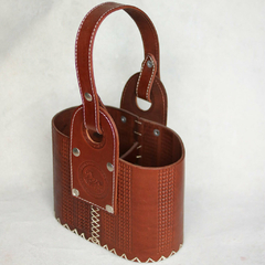 Canasta Matera Simple Chocolate - comprar online
