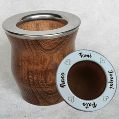 Mate Camionero algarrobo chocolate Personalizado - comprar online