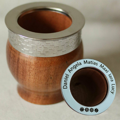 Mate Imperial algarrobo Guarda Pampa Personalizado - comprar online