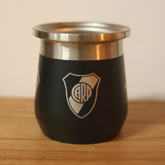 Mate Acero Premium Negro Personalizado - comprar online