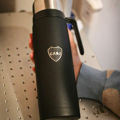 Termo media manija 1 litro Negro Personalizado - comprar online