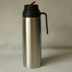 Termo media manija 1 litro Plateado