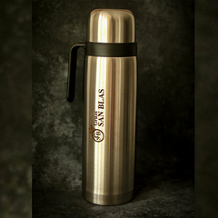 Termo media manija 1 litro Plateado Personalizado - comprar online