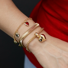 Pulseira Com vários Corações - comprar online