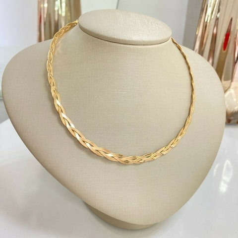 Choker Trançada