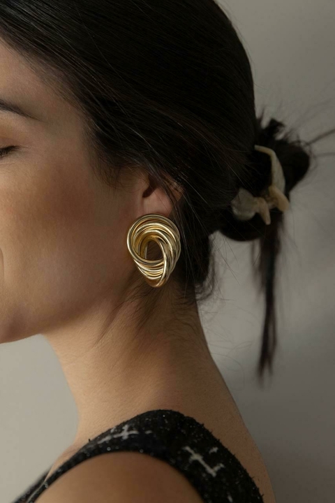 Brinco Aros Entrelaçados