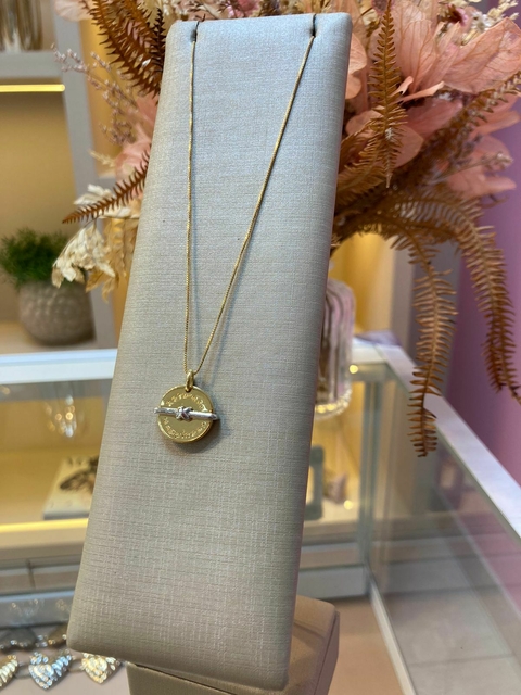 Colar Circulo Amor e Infinito