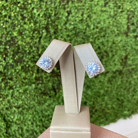 Brinco Geometrico Zircônias - comprar online