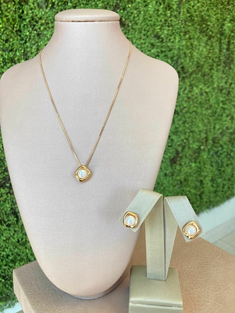 Conjunto Pequena Pérola de Água Doce - comprar online