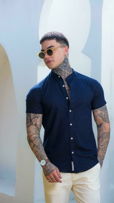 Camisa gola padre - comprar online