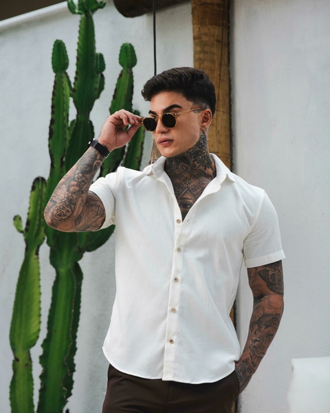 Camisa Resort Texturizada