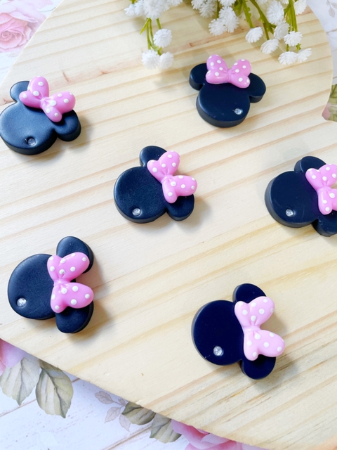 Aplique ratinha rosa 2 und.