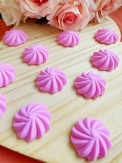 Aplique para laços em biscuit - Suspiro Rosa- 2und - comprar online