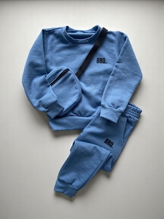 Moletom BRO- Azul - comprar online