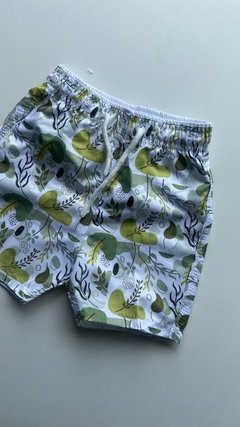 Short Tactel - Folhagem verde - comprar online