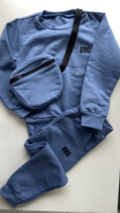 Moletom BRO- Azul - loja online