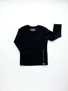 Camisa Manga Longa- Menegotti - Preta - comprar online