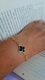 Pulseira Trevo Preto - Criska Semijoias