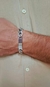 Pulseira Masculina Aço com Oração do Pai Nosso na internet