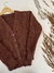Cardigan lã - malharia fios e cia