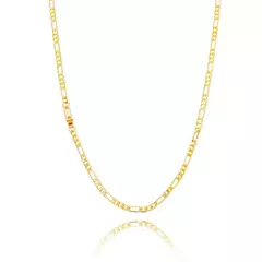 Corrente 3X1 3mm Banhado a Ouro 18K 60cm na internet