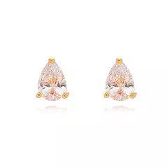 Conjunto Gota de Cristal Banhado a Ouro 18k - comprar online