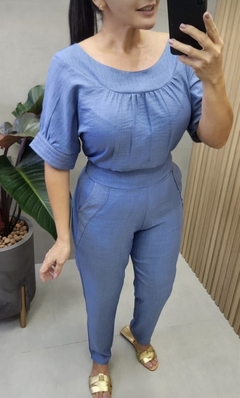 CONJUNTO CREPE MELANGE - LUCILIA MODAS - Roupas Femininas  Site e loja física em rio verde Go