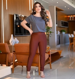 BLUSA SEDINHA COM ELASTANO LISA - comprar online