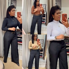 BLUSA CACHARREL GOLA ALTA MANGA LONGA na internet