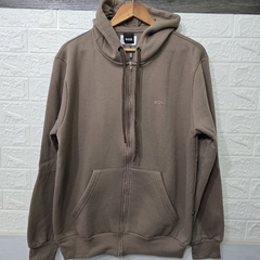 Moletom C/ Zíper H Boss - Marrom Claro - comprar online