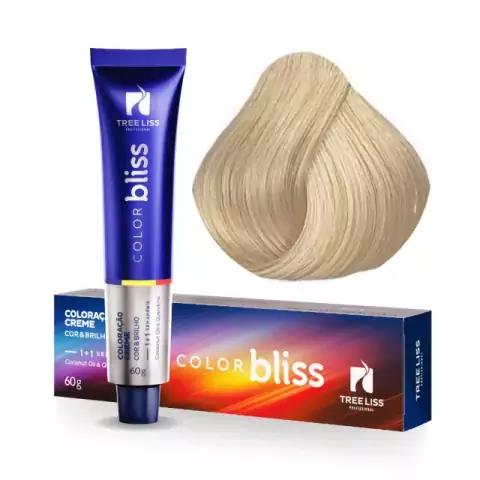 Coloração sem Amônia Color Bliss 12.11 Blond Cinza Intenso 60g - Tree Liss