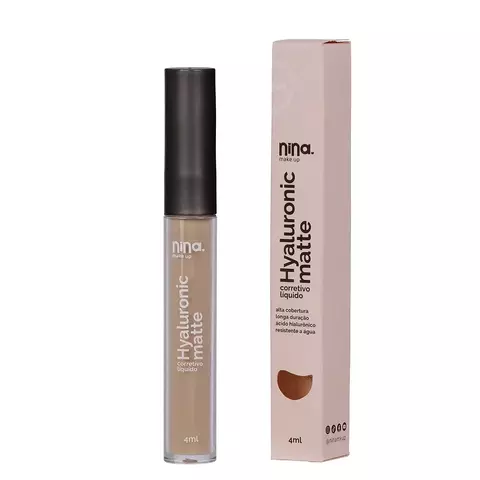 Corretivo Líquido Hyaluronic matte Cor 2- Nina Makeup