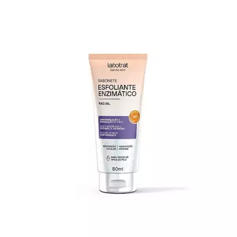 Sabonete Esfoliante Facial Enzimático 80ml - Labotrat Cosméticos
