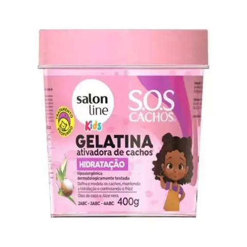 Gelatina Capilar Hidratação Kids 400g - Salon Line S.O.S