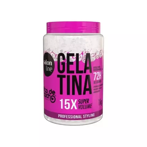 Gelatina #Todecacho Super Volume Salon Line 1Kg