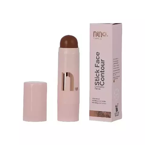 Contorno Em Bastão Stick Face Contour Light Cor 01- Nina Makeup