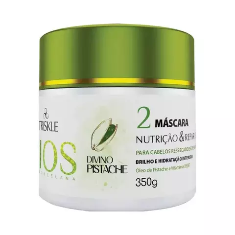 Máscara Capilar Fios de Porcelana Divino Pistache 350g- Triskle