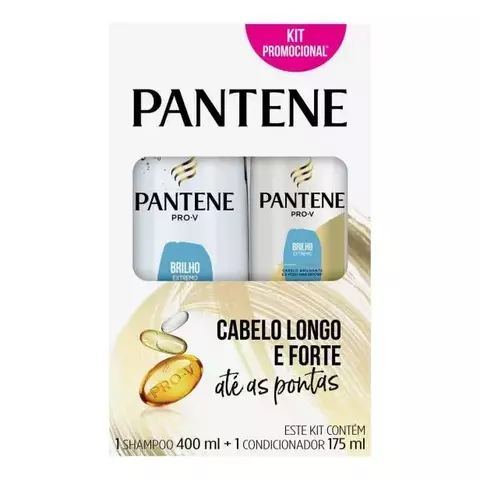 Kit Shampoo E Condicionador Brilho Extremo - Pantene
