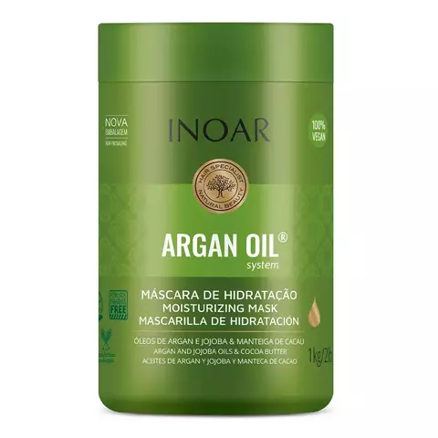 Máscara de Tratamento Intensivo Óleo de Argan 1kg - Inoar