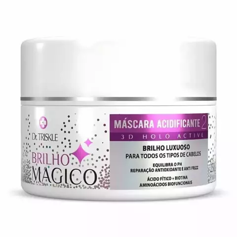 Máscara Acidificante Brilho Mágico 250g -Triskle