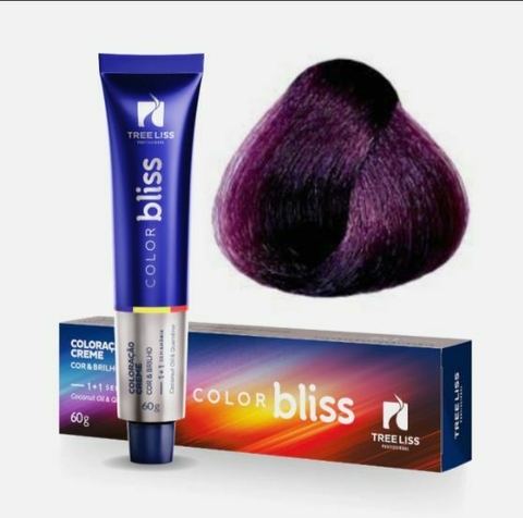 Coloração Sem Amônia Color Bliss 6.56 Marsala 60g - Tree Liss